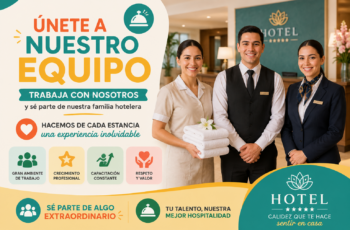 Empleo en un Hotel: Conoce las Opciones para Formar Parte del Equipo